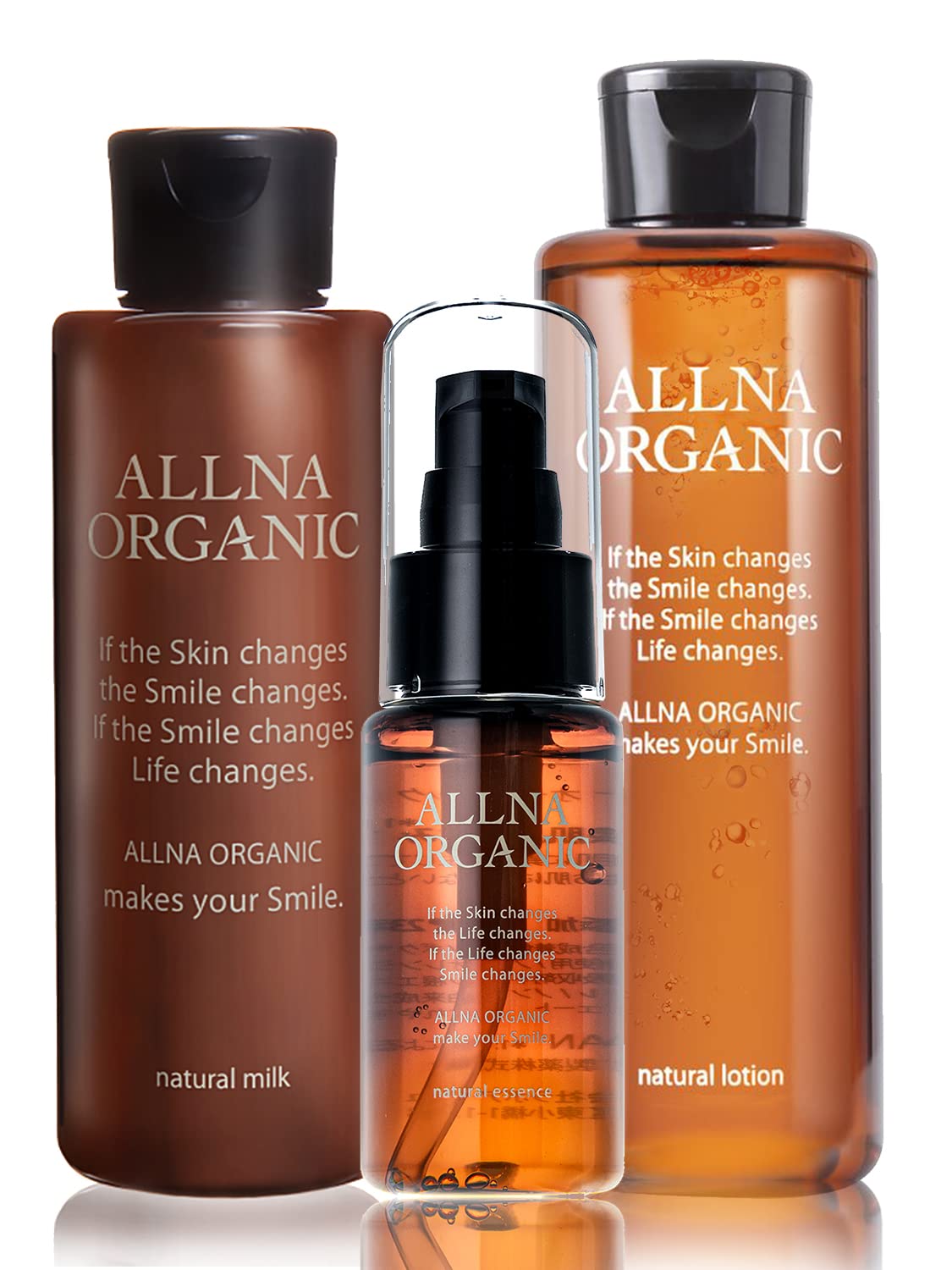 オルナ オーガニック 化粧水 乳液 美容液 200 &150 &47ml ３点 セット スキンケアセット ギフト 保湿 乾燥肌 用 無添加 女性 男性 肌荒れ 対策 ボタニカル な 香り 日本製