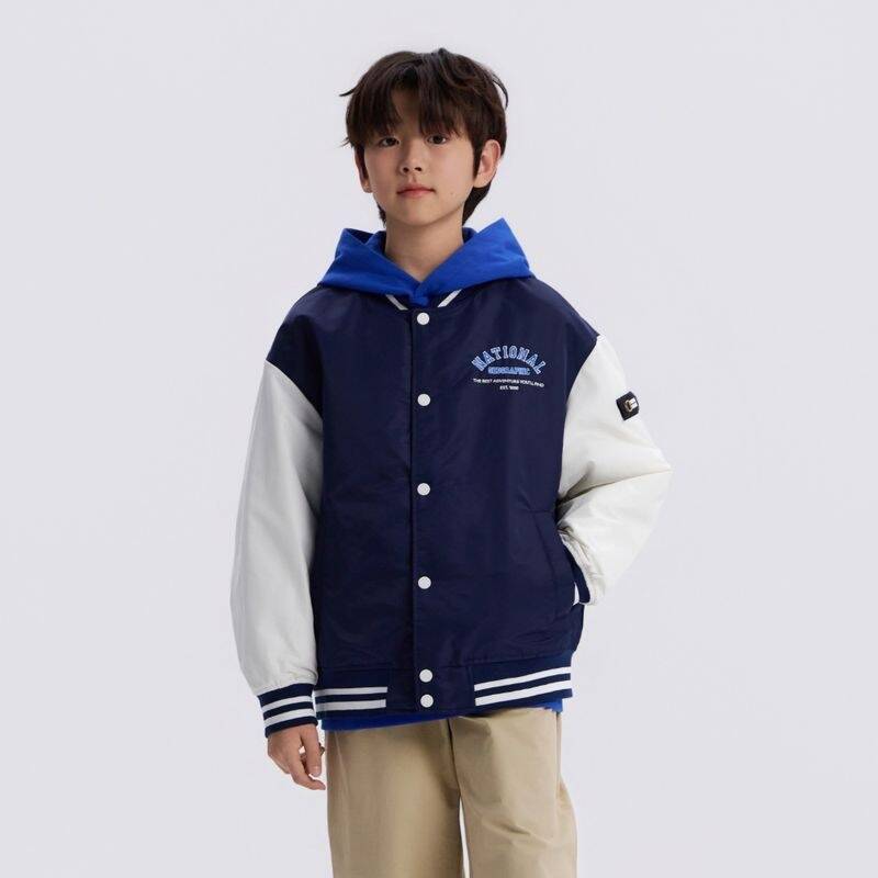 ナショナルジオグラフィックキッズ NATIONAL GEOGRAPHIC KIDS K261UPD910 ウーブン ベースボール JP NAVY 5009048090 354094