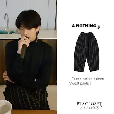 BTS ジョングク着用 韓国ブランド 【A NOTHING】 エーナ...のサムネイル