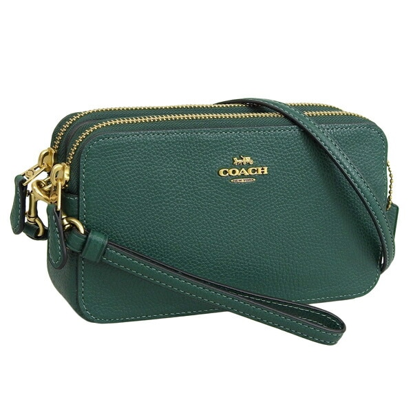 コーチ バッグ レディース ショルダーバッグ アウトレット レザー グリーン 88484B4CZS COACH