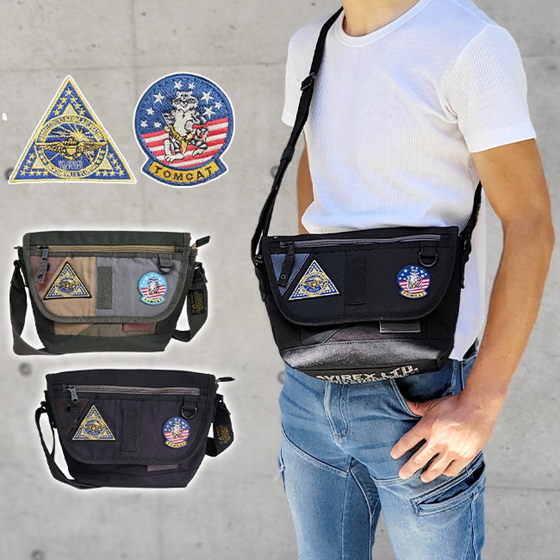 ミニ ショルダーバッグ 限定モデル TOPGUN3 メンズ ショルダーポーチ ミニショルダーバッグ アビレックス 斜め掛け 6,574円