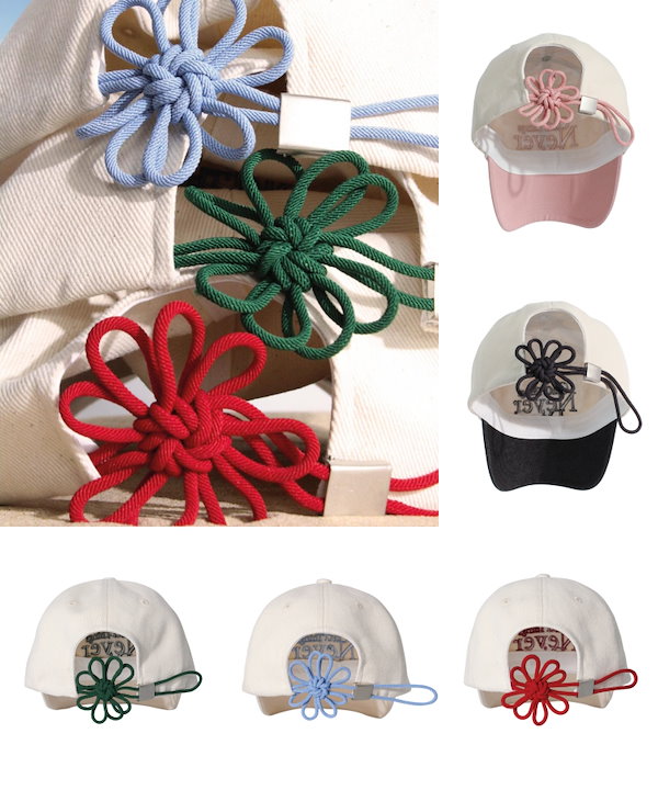 Qoo10 ONGO FLOWER KNOT CAP フラワー