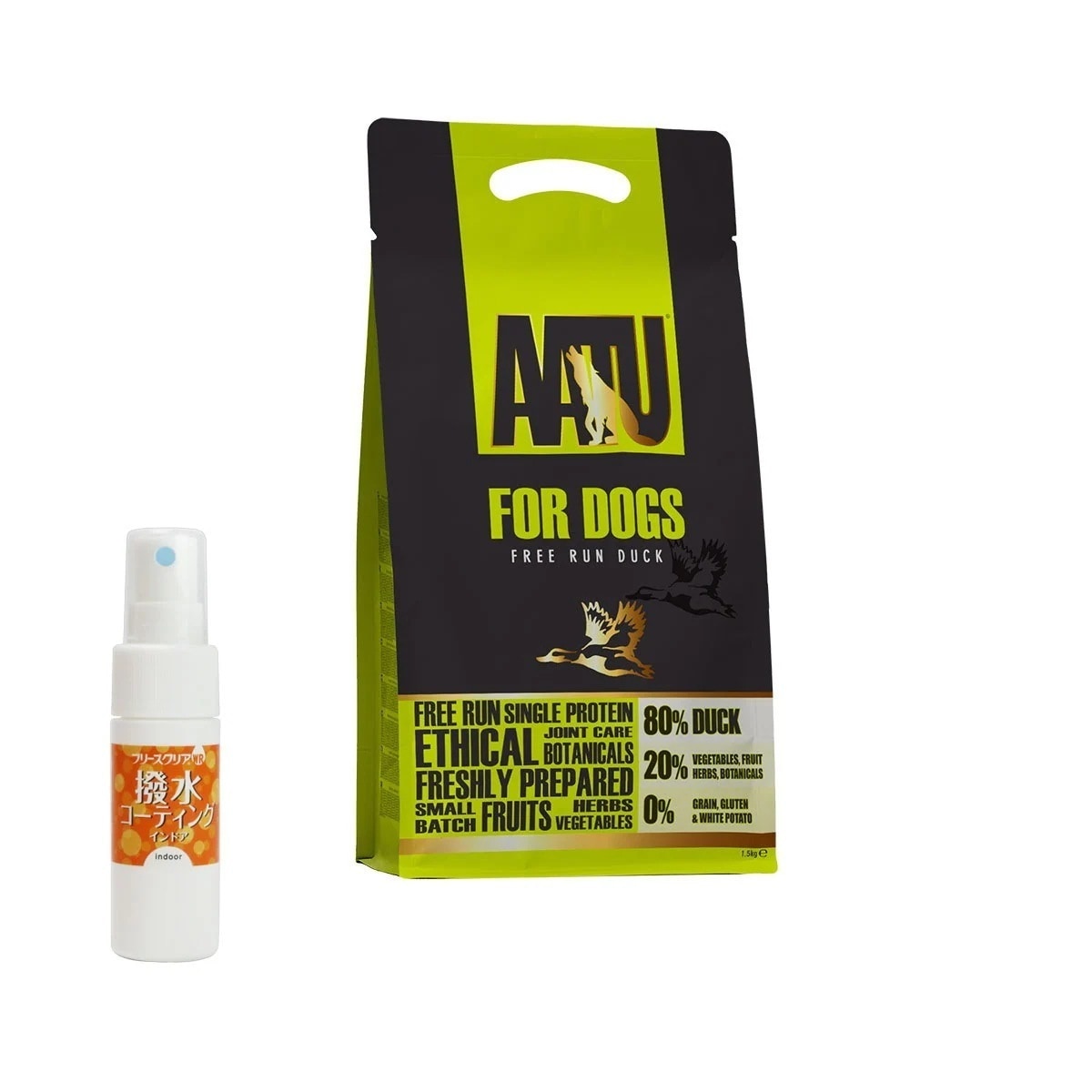 ドッグフード ダック 1.5kg【撥水コーティングインドア(水回り用) 20ml付き】
