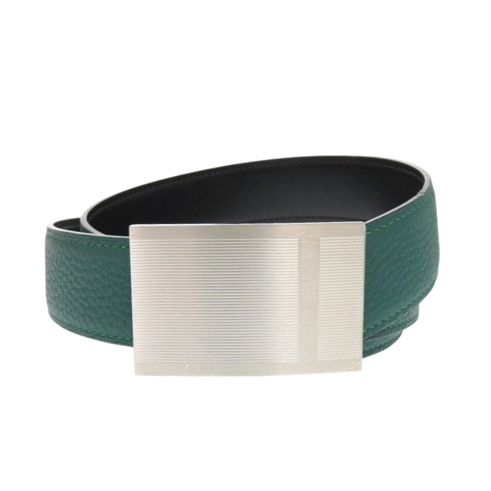 美品 ベルト ボックスカーフ/トゴ グリーン R刻印 1218【中古】 レディース 34,450円