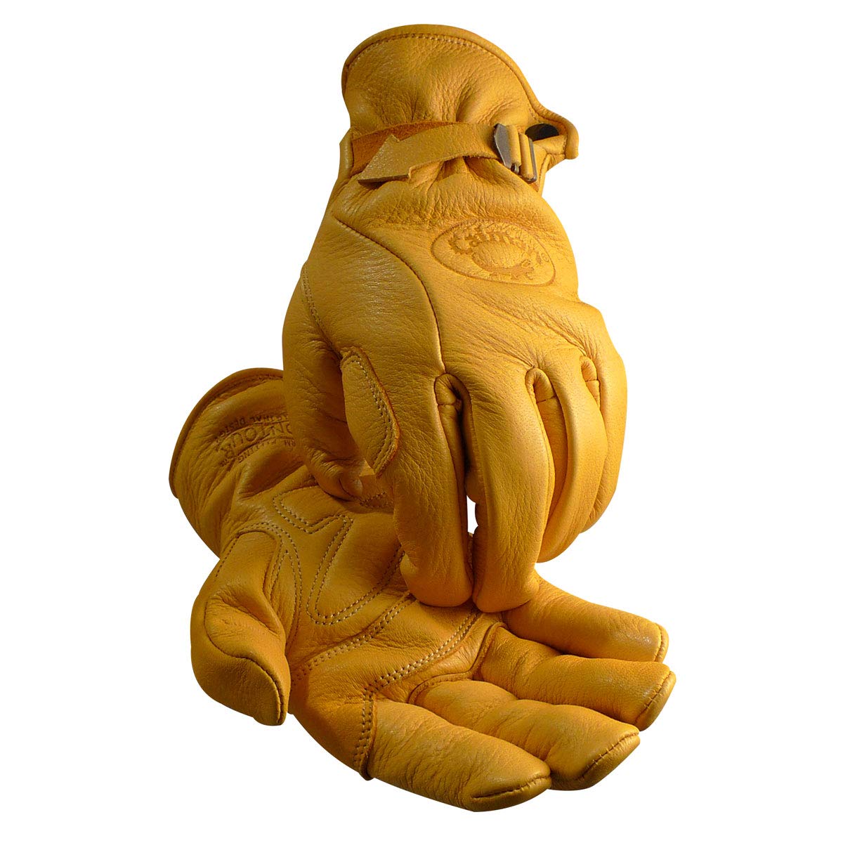 Caiman カイマン エルクグレイン（エルク革）Unlined Drivers Gloves（ドライバーグローブ）S