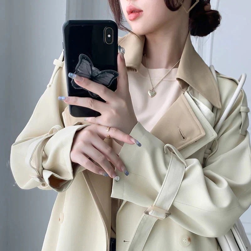 トレンチコート 大人っぽチェスターコート 冬アウター 春トレンチコート 新作 トレンチコート 大人っぽチェスターコ アウター セミロング 韓国ファッション コート 流行りコート Jジャケット ロングコ