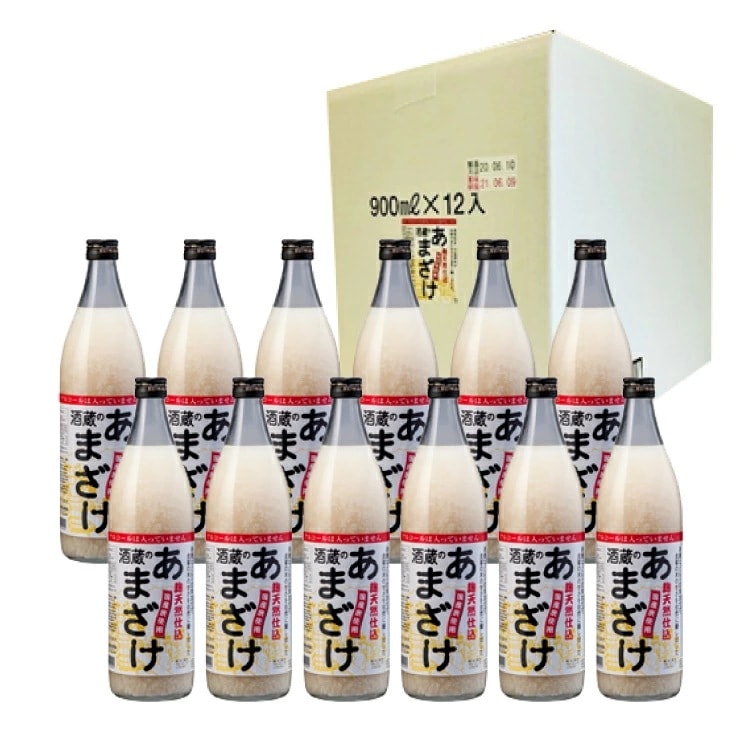 ホットドリンク 甘酒 あまざけ 酒蔵のあまざけ 900ml 12本 ぶんご銘醸 麹天然仕込み 瓶 米麹 無添加 ノンアルコール 飲む点滴 健康飲料 ホット ドリンク