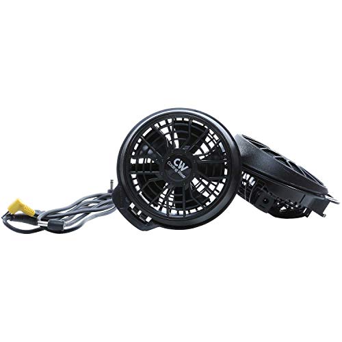 SUN-S(サンエス) 空調風神服用 レギュラーファンセット(ファン2個・ケーブル1個) ななめファ