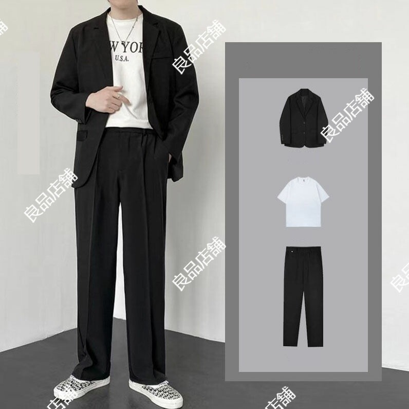 激安価格！4色 3点セット タキシード 紳士服 メンズスーツ スリーピース ビジネス リクルートスーツ ジャケット+Ｔシャツ+パンツ Ｓ～4XL カジュアル フォーマル 花婿 スリムスーツ タキシード 4,880円