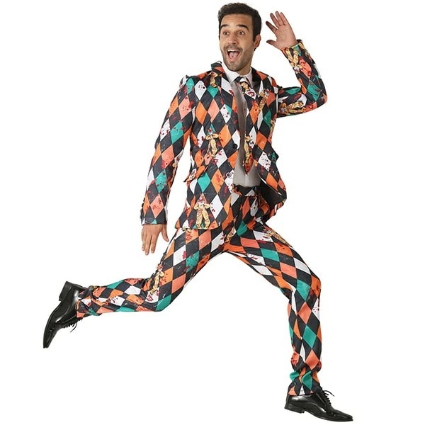 メンズ 菱形柄 総柄 ハロウィン パーティー 演出服 紳士服 上下セット セットアップ 長袖 ステージ衣装 舞台 大人 司会者 演奏会 学園祭 衣装 おしゃれ コスチューム dg181t2t2t2