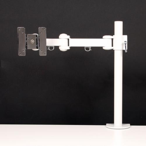 4軸式くねくねモニターアーム(ホワイト)