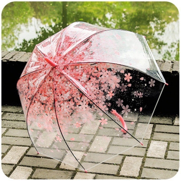長傘レディースおしゃれ花柄透明晴雨兼用8本骨日傘雨傘可愛い女性用子供用キッズ グランドセール