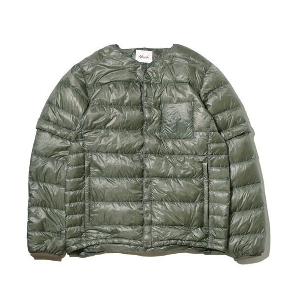 ナンガ インナーダウンカーディガン INNER DOWN CARDIGAN DS(MEN) KHA XL ND2241-1B312 N1IDKHH2