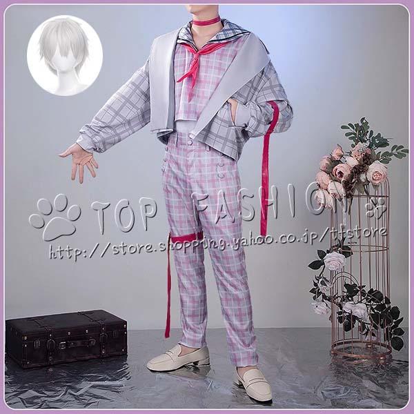2026人気販売!バーチャル YouTuber Vtuber 風 葛葉 くずは セーラー服 コスプレ衣装 ウィッグ cosplay コスチューム ハロウィン クリスマス