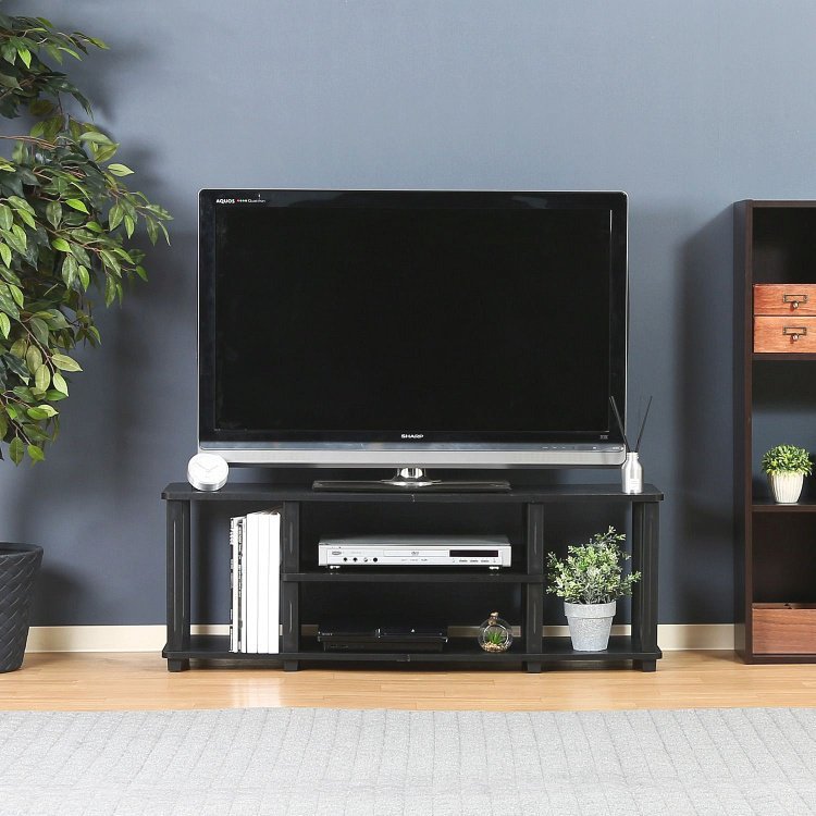 テレビ台 おしゃれ 27型・32型・37型 ローボード ブラウン×ブラック