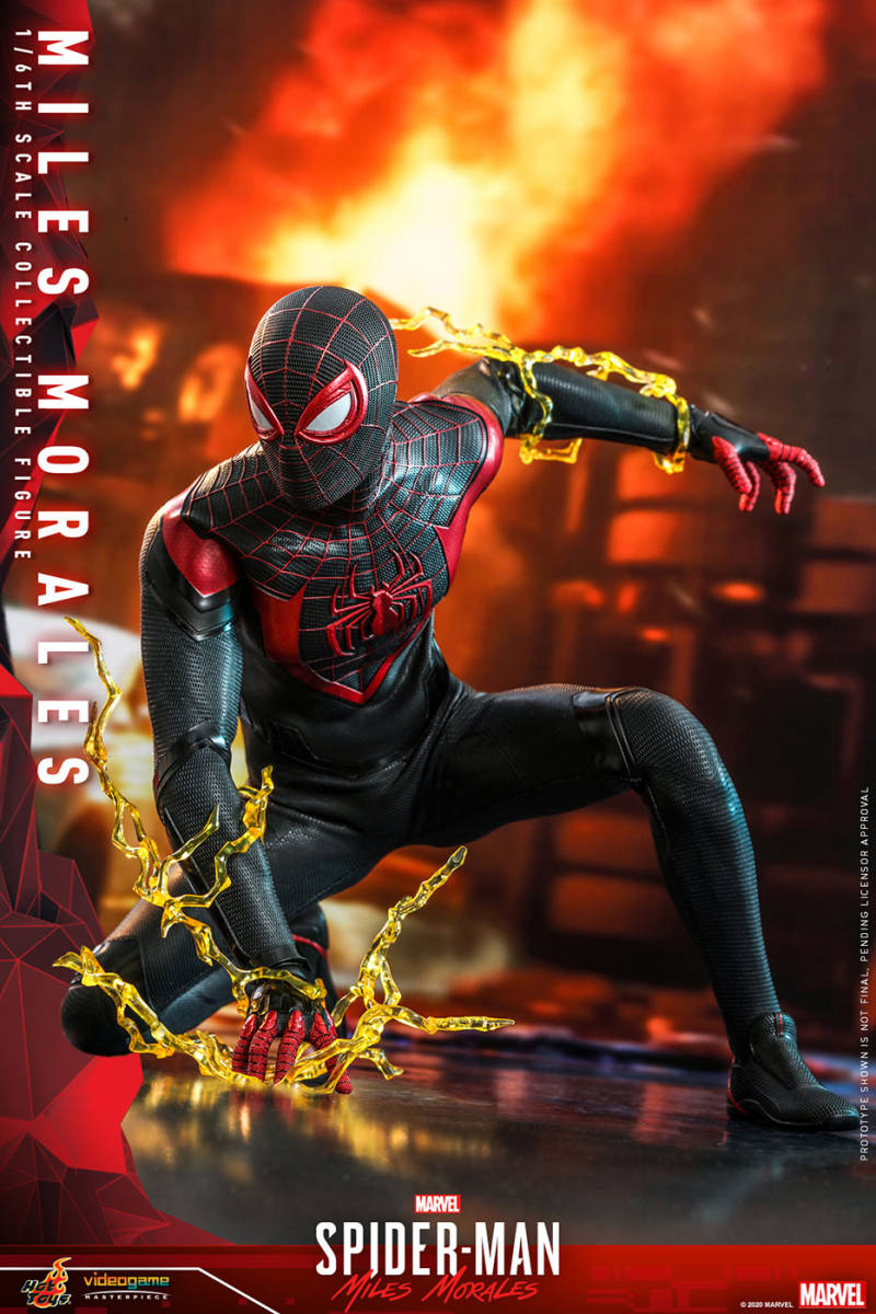 新品未開封HOTTOYS ホットトイズ １／６VGM46マイルスモラレス／スパイダーマン Spider-Man ィギュア