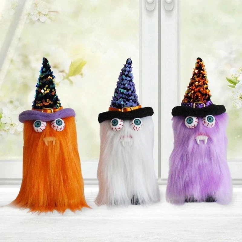 愛ハロウィン装飾用品ホリデーギフトオーナメントゴーストトゥース人形人形ドワーフヴァンパイア立ちポーズ
