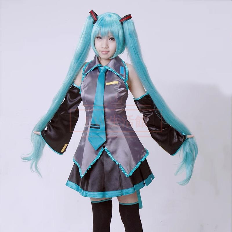 子供用大人用 VOCALOID ボーカロイドシリーズ 初音ミク1代 通常V コスプレ衣装 ウィッグ 靴 コスチューム cosplay イベント演出服アニメ変装仮装ハロウィン