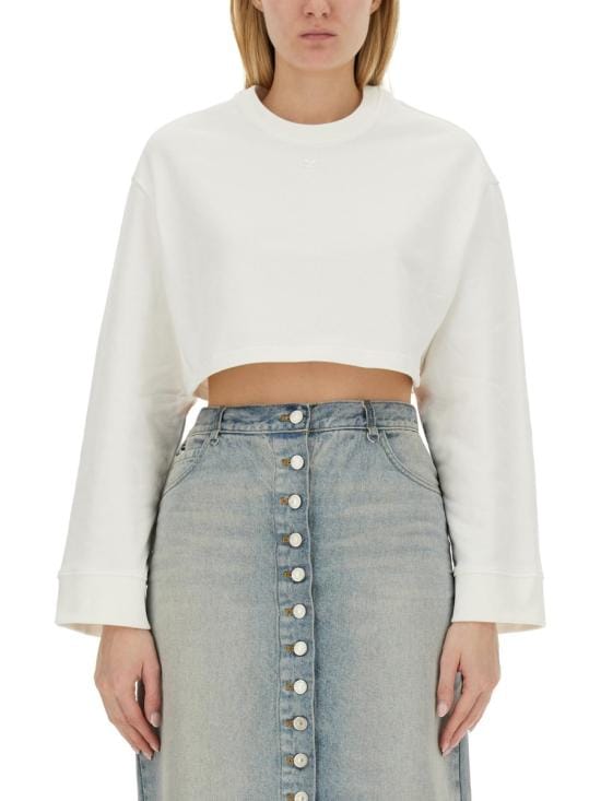 COURREGES Women Tunic Tops 124JSW009 JS01200001 WHITE