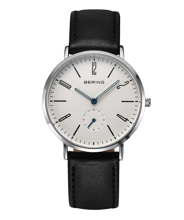 BERING 【国内正規品】Classic Scandinavian Small second ＆ Leather クオーツ　ユニセックスタイプ 14036-404-J