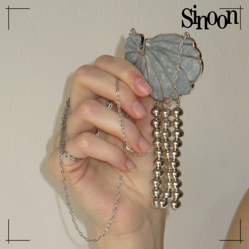 SINOON ミラーバッグ Seashell Mirror Bag (Blue)