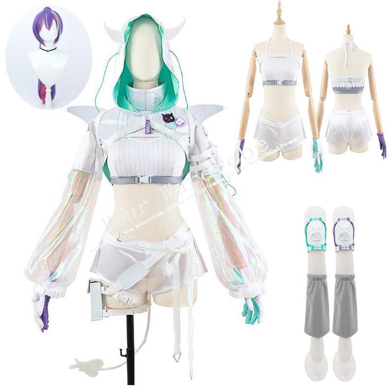 バーチャルYouTuber VTuber ホロライブ 風 常闇トワコスプレ衣装 ウィッグ コスチューム 演出服 アニメ ゲーム cosplay 変装