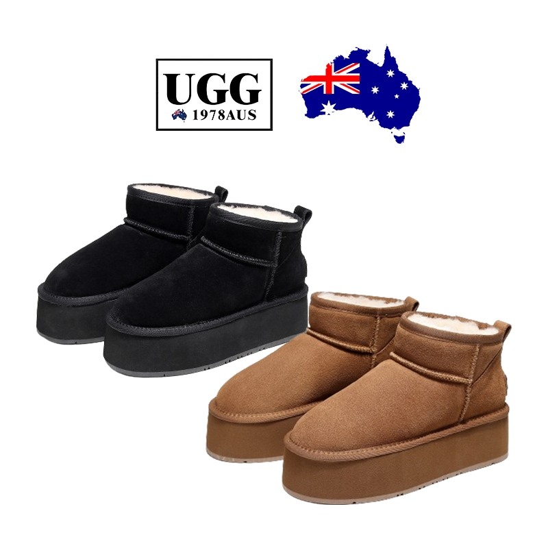 本革 羊革 クラシックプラットフォームウルトラミニブーツ by AUS1978 Australia 15,713円