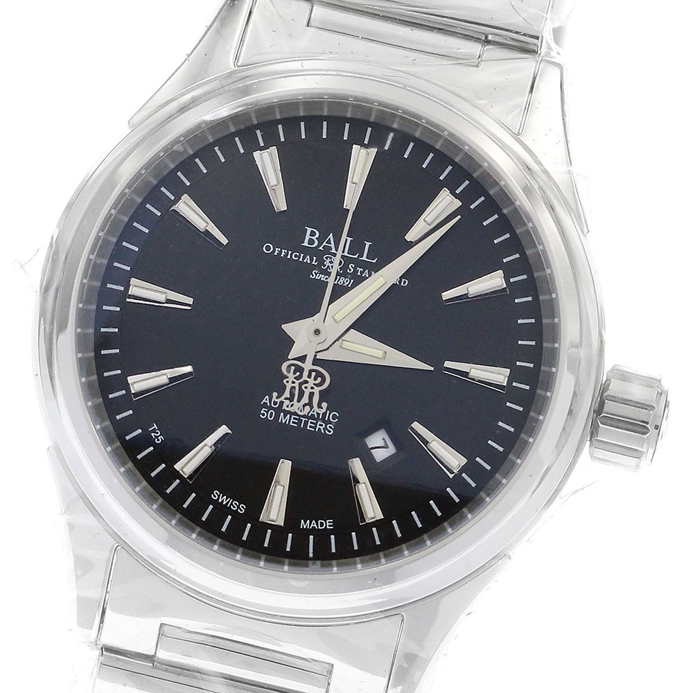 ボールウォッチ BALLWATCH NL2098C-S3J-BK ストークマン ヴィクトリー レディス デイト 自動巻き レディース 未使用品 保証書付き_899244【中古】
