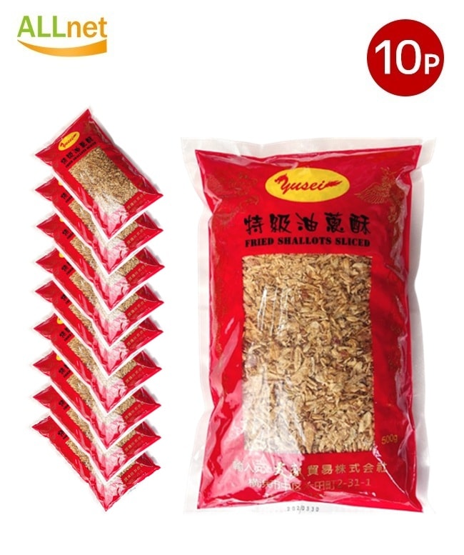 台湾赤ネギ フライドエシャロット 500g×10袋セット 特級フライドエシャロット 特級油葱酥 油葱蘇 油葱酥 大容量 業務用 台湾食品 台湾調味料 特級油葱酥（揚げねぎ・油ねぎ