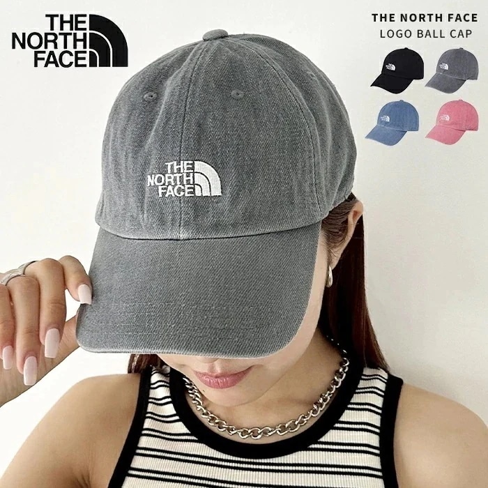 【送料無料】THE NORTH FACE / LOGO BALL CAP ザ ノースフェイス ロゴ キャップ レディース メンズ コットン 綿 野球帽 無地 ワンポイント ブランド 帽子 ローキャップ