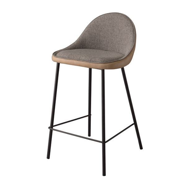 カウンターチェア/椅子 ベージュ 約W47xD47xH87xSH65cm 組立品