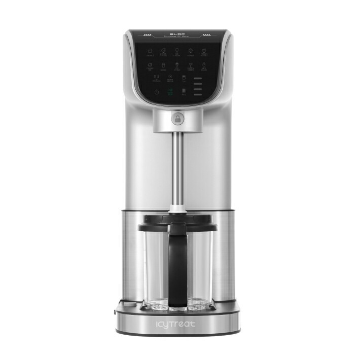 Icytreat アイスデザートマシーン レシピ付き 家庭用 アイスクリームメーカー ジェラートメーカー フローズンデザート スムージー対応 低糖・無添加対応 タッチパネル 静音 手入れ簡単 調理器具