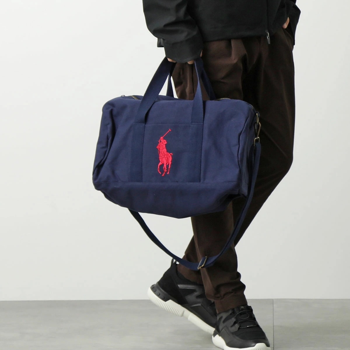Polo Ralph Lauren ポロ ラルフローレン ボストンバッグ 9AR025 メンズ ハンドバッグ ショルダーバッグ ポニー刺繍 鞄 BCV/NEWPORT-NAVY