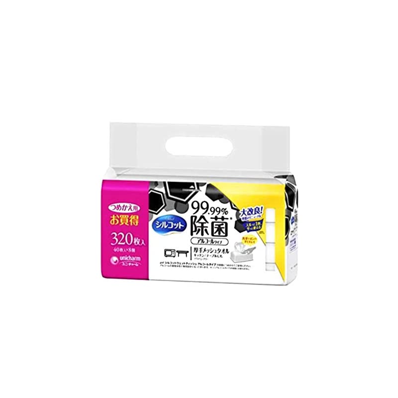 お得セット ユニチャーム シルコットＷ９９．９９％除菌 詰替 ４０枚入３２ 夏用品 - flaviogimenis.com.br