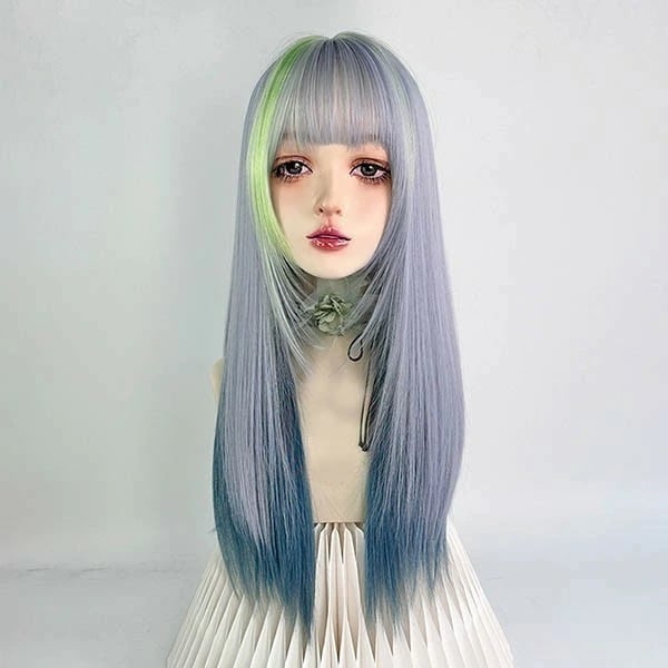 【品質良い 大好評中】ウィッグ フルウィッグ ロングストレート 女性 レディース ゆめかわ ロリータ ハロウィン ふんわり 前髪あり かつら コスプレ 可愛い 耐熱ウィッグ コスチューム 仮装 大人用