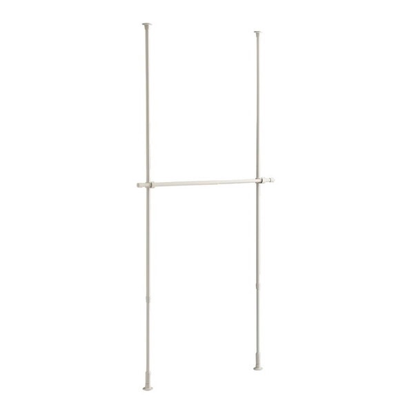 ホームテイスト SH-29-TTHS-1 つっぱりハンガーラック 1段 幅120cm ホワイト メーカー直送 6,292円