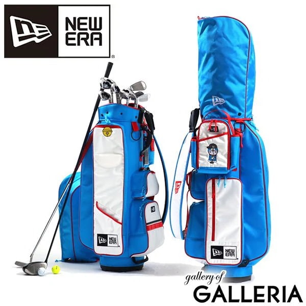 正規取扱店 ニューエラ キャディバッグ NEW ERA ゴルフ ドラえもん Caddie Bag 5分割 9型 48インチ ショルダーストラップ  斜めがけ カートバッグ キャラクター