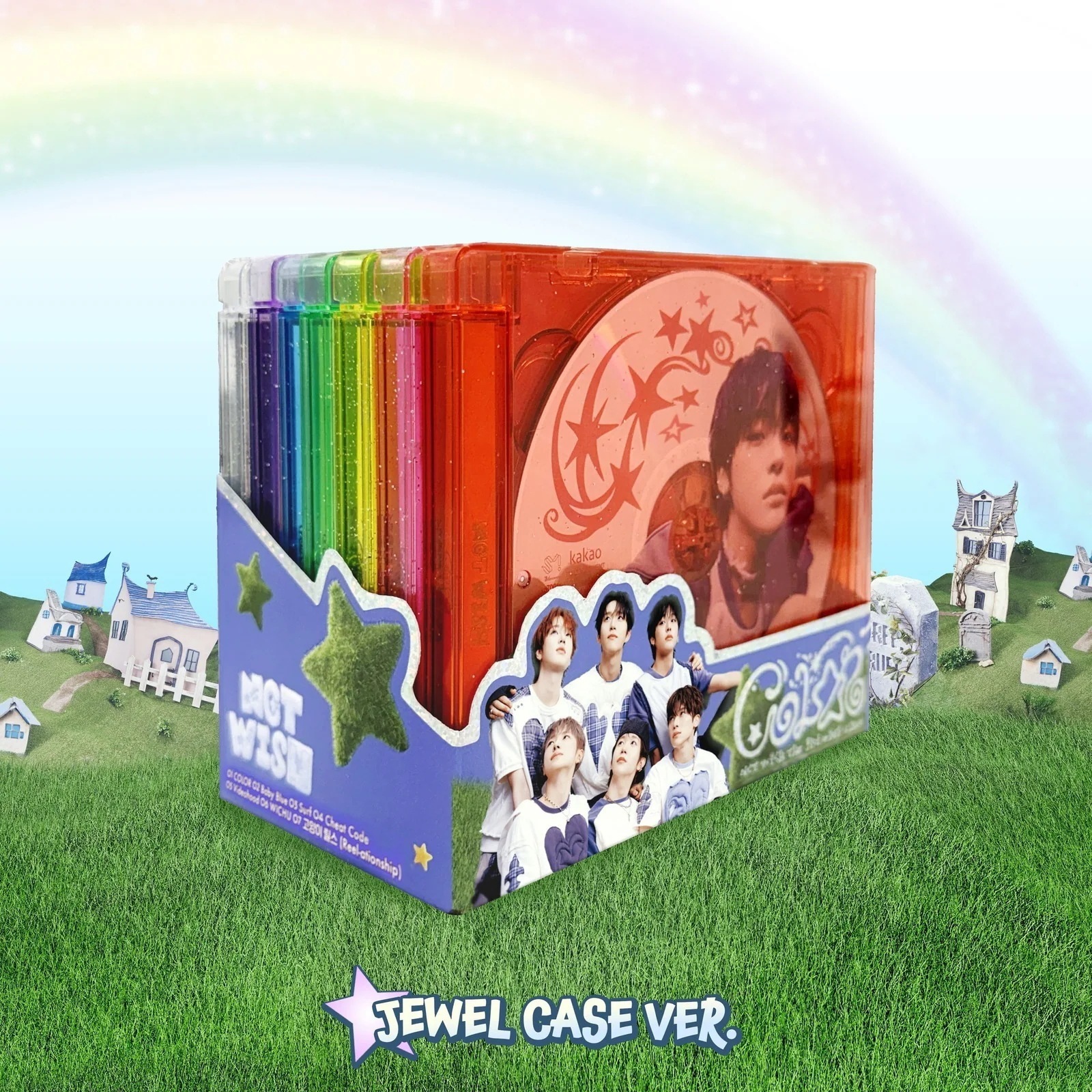 [7種セット] (Jewel Case Ver.) NCT WISH ミニ3集 [COLOR] アルバム チャート反映 予約
