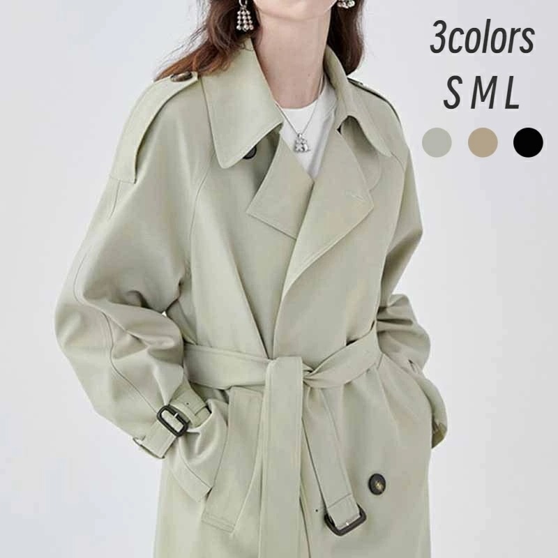 モッサニットチェスターコートアウターコートレディースロングコートモッサニット秋きれいめカジュアル大きいサイズシャーロックホームズ探偵ロング丈無地春秋冬おしゃれ 5,031円