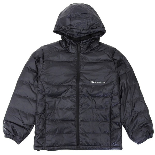 ニューバランス 衣類 メンズ レディース 95(M) ダウンジャケット ブラック UNI FLYING PERTEX lightweight hooded down NBNPE41923-GBLK95