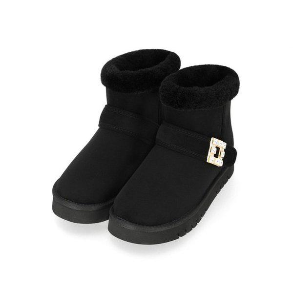 軽量クッション ファー 起毛 アンクル 女性 ブーツ 2XWA75XR_GN