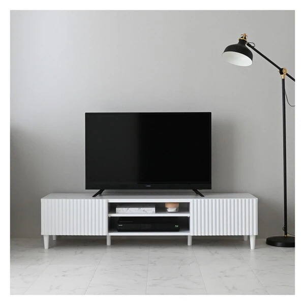 4FUL ALN35-150L WH ホワイト アラン ローボード (150cm幅) メーカー直送