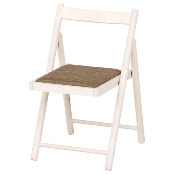 折りたたみ椅子 折り畳み椅子 幅43cm ホワイトウォッシュ 木製フレーム ミラン フォールディングチェア リビング ダイニング