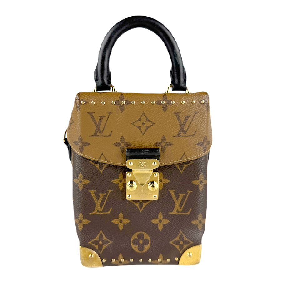 ルイ ヴィトン LOUIS VUITTON ショルダーバッグ モノグラム リバース カメラボックス/モノグラム リバース ブラウン レディース M82465 z8123