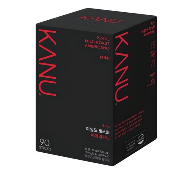 カヌー マイルドローストアメリカーノミニコーヒーミックス 0.9g 90本入り