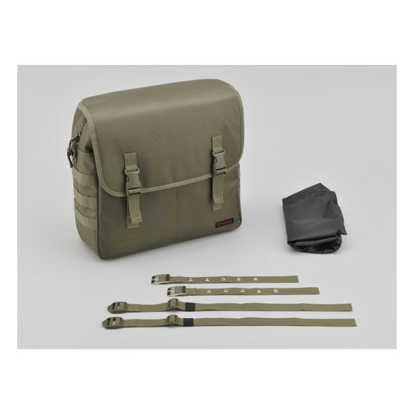 サイドバッグ 15L サドルバッグ DHS-26 グリーン D30823