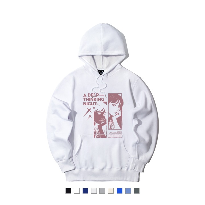 THINK GIRL 起毛 フード Tシャツ HOODIE (SPH4-5SP155)