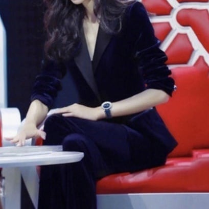 セットアップ ジャケット 上着 スーツ ロング丈 袖あり ベロア ベルベット 長袖 スラックス フレア センタープレス スリム タイト 上下セット 2点セット ツーピース かわいい 大人可愛い lsu