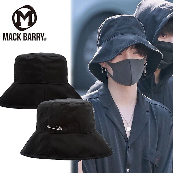 MACK BARRY BTSジミン着用マクバリーストラップバケットハット