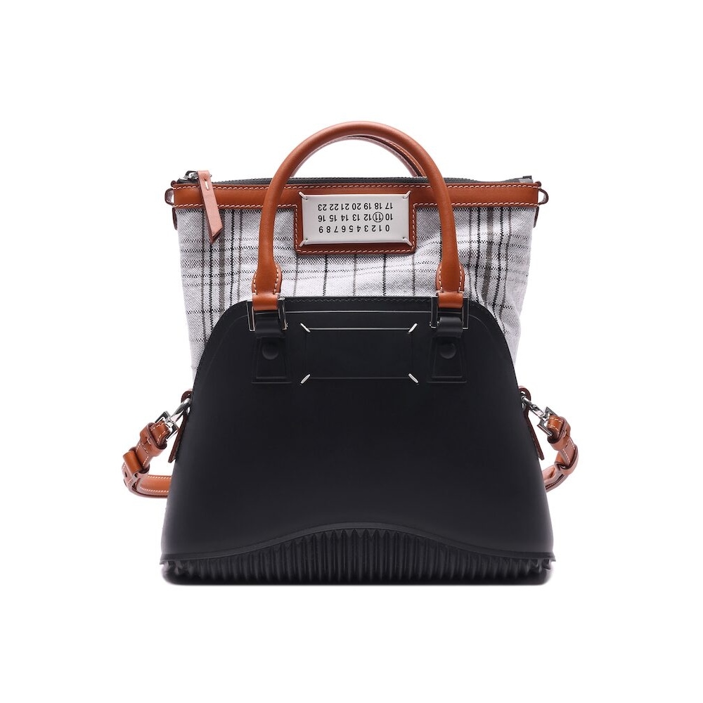 メゾンマルジェラ [メゾンマルジェラ] 22FW レディース 5AC ナンバリングロゴパッチトートショルダーバッグ (SB3WG0009_P4514_T8013_22F) PVOSB3WG0009P4